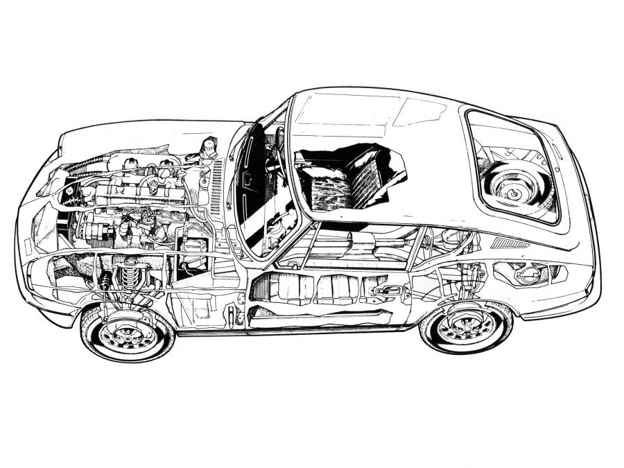 Схема Triumph GT6 (Mk III) 1970 года  (фото 5 из 7)